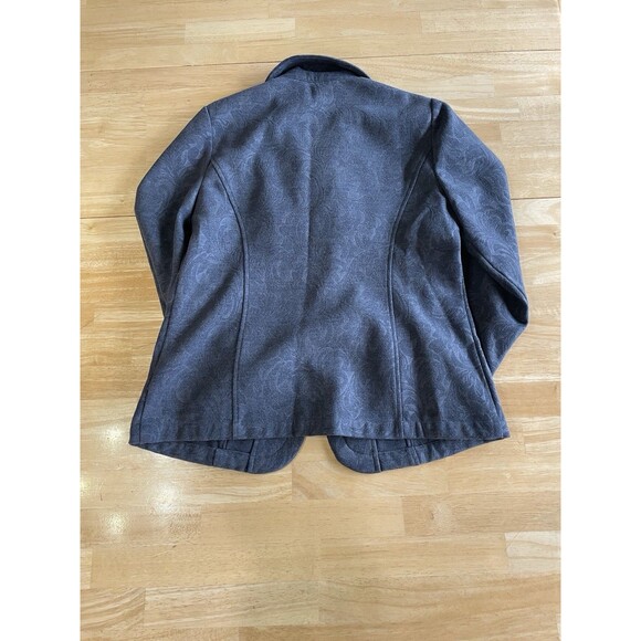 CHICO'S Outlet NWT Jarrah Jacket Top Size 1 Grey Gray Swirls - Picture 6 of 11
